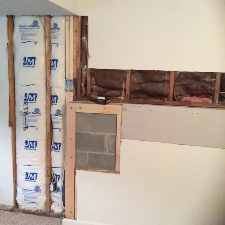 Wall insulation replacement during Odor Removal & Deodorization in Audubon